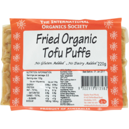 Photo of International Organics Society Fried Organic Tofu Puffs 220g