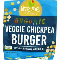 Photo of Bite Me Organic Veggie Chickpea Burger