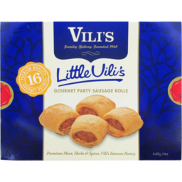 Photo of Little Vilis Gourmet Party Sausage Roll 16 Pack