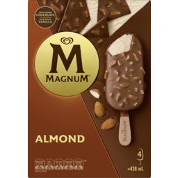 Photo of Magnum Ice Cream Sticks Almond 4 X 107 Ml 428ml