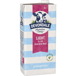Photo of Devondale UHT Milk Light Semi Skim 2L