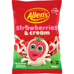 Photo of Allen's Strawberries & Cream 190gm