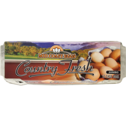Photo of Mid Coast Eggs Country Fresh Cage Eggs Jumbo 12 Pack
