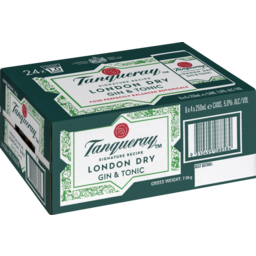 Photo of Tanqueray Gin & Tonic 24x250ml