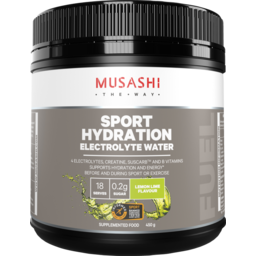 Photo of Musashi Sport Hydration Electrolyte Water Lemon Lime