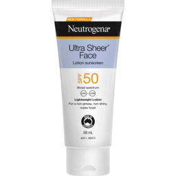 Photo of Neutrogena Ultra Sheer Face Sunscreen Lotion Spf50 88ml