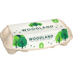 Photo of Woodland Eggs Free Range Size 6 10 Pack