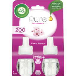 Photo of Air Wick Pure Cherry Blossom Scented Oil Refill 2x19ml