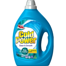 Photo of Cold Power Laundry Liquid Advanced Clean Clean & Smooth 1.8lt