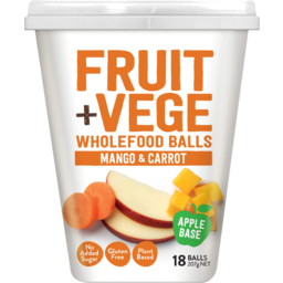 Photo of Tasti Fruit And Vege Balls Mango & Carrot 207g