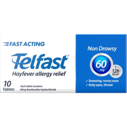 Photo of Telfast Tabs 60mg 10 pack
