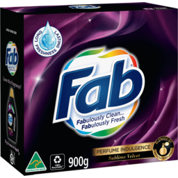 Photo of Fab Perfume Indulgence Sublime Velvet, Laundry Powder Washing Detergent,