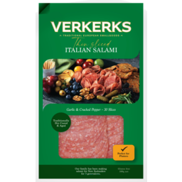 Photo of Verkerks Salami Thin Sliced Italian 100g