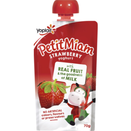 Photo of Yoplait Petit Miam Strawberry Yoghurt Pouch