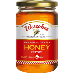 Photo of Wescobee Honey Jar 500g