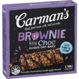Photo of Carmans Choc Brownie Bars 6pk