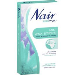 Photo of Nair Easiwax Mini Wax Strips 20 Pack 