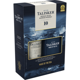 Photo of Talisker 10yo Whisky & Hip Flask Gift Pack