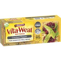 Photo of Arnott's Vita Weat 100% Natural Crispbread Cracked Pepper 250g