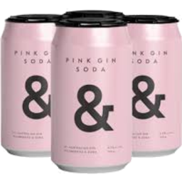 Photo of Ampersand Pink Gin & Soda 355ml