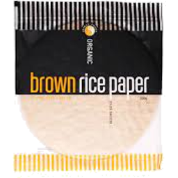 Photo of SPIRAL Org Brown Rice Paper