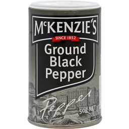 Photo of McKenzie's Ground Black Pepper 50gm