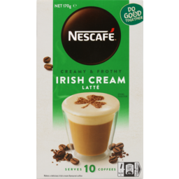 Photo of Nescafe Coffee Sachets Irish Cream Latte 170g 10pk