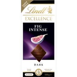 Photo of Lindt Excellence Dark Fig Intense Block