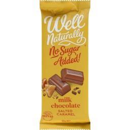 Photo of Well Naturally No Sugar Added Milk Salted Caramel Chocolate