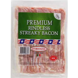 Photo of Dorsogna Rindless Streaky Bacon 500g