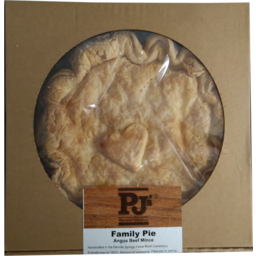 Photo of PJS FAMILY PIE ANGUS BEEF MINCE 920G