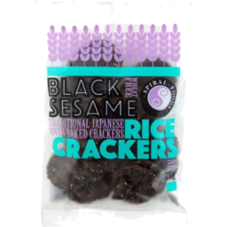 Photo of Spiral Foods Rice Crackers - Black Sesame 
