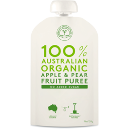 Photo of Australian Organic Food Co Apple & Pear Fruit Puree