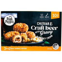 Photo of Posh Poppa's Cheddar & Craft Beer with Gravy an and an Oaty Crumb