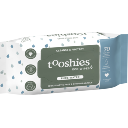 Photo of Tooshies Eco Wipes Pure Water Baby Wipes 70pk