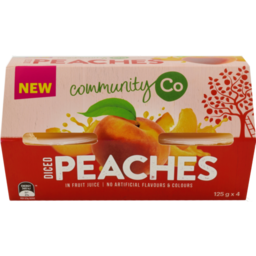 Photo of Community Co Diced Peach In Juice