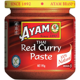 Photo of Ayam Thai Red Curry Paste Medium 195g
