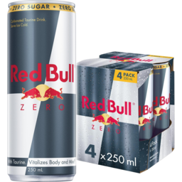 Photo of Red Bull Energy Drk Zero 250ml 4pk