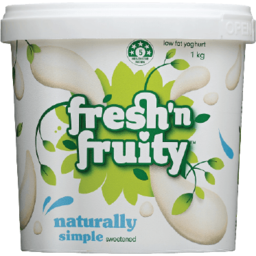 Photo of Fresh n Fruity Yoghurt Naturally Simple 1kg