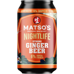 Photo of Matsos Nightlife Ginger Beer 24x330ml