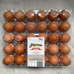 Photo of Pirovic Family Farms Caged Eggs 2kg (30 Pack)