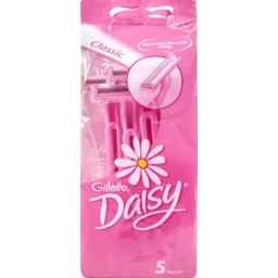 Photo of Gillette Daisy Classic Women's Disposable Razor 5 Count 