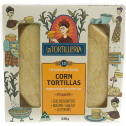 Photo of La Tortilleria Tortillas Corn 15 Pack 330g