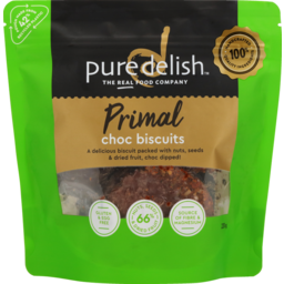 Photo of Pure Delish Primal Biscuits Chocoatei 220g