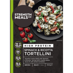 Photo of Strength Meals Co. High Protein Spinach & Ricotta Tortellini