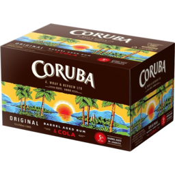 Photo of Coruba 5% Rum & Cola Cans
