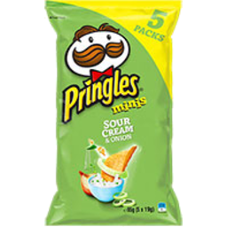Photo of Pringles Chips Sour Cream & Onion 5x19gm