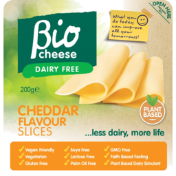Photo of Bio Cheese Dairy Free Cheddar Flavour Slices