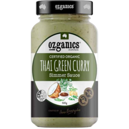 Photo of Ozganics Simmer Sauce - Thai Green Curry