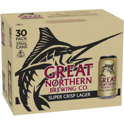 Photo of Great Northern Brewing Co. Super Crisp Cans 30x375ml